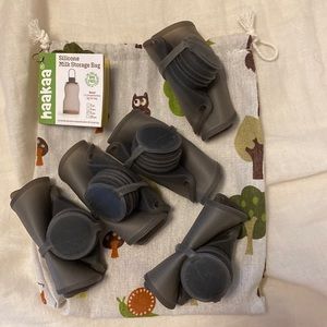 Brand New! Haakaa silicone reusable breastmilk storage bags